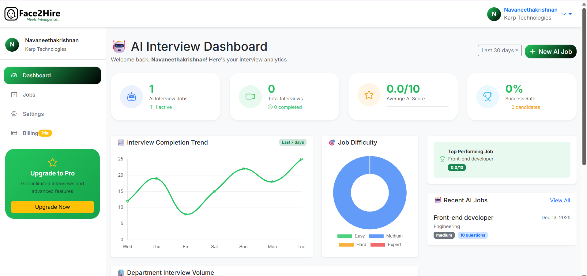 AI-Powered Smart Hiring Platform